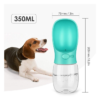 Botella Bebedero Mascota 350ML CELESTE - Image 4