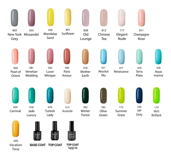 Set Esmaltes Semipermanente + Removedor + Limas Meline - Image 8