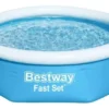 Pileta Inflable Redonda Bestway 57448 De 244cm X 61cm