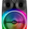 Parlante Spica SP-4408 portátil con bluetooth negro 220V