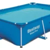 Pileta estructural rectangular Bestway 56403 con capacidad de 2300 litros de 2.59m de largo x 1.7m de ancho azul