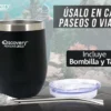 Mate Acero Inoxidable Vaso Térmico Discovery Tapa+ Bombilla (Colores segun stock) - Image 3