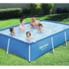 Pileta estructural rectangular Bestway 56403 con capacidad de 2300 litros de 2.59m de largo x 1.7m de ancho azul - Image 2
