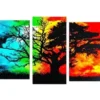 Cuadro Arbol De La Vida Color 4 Estaciones Año Poliptico - Image 2